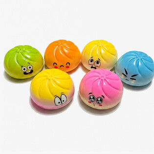 RAGE - Squishy Dumplings LARGE (9 x 9 x 4 cm) - Viral 2026 Fidget Toy - WITH HEADERCARD (24 pcs)
