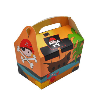 KIDS MEAL BOX MODEL: PIRATE - Dim. 18.5x12x19 CM - FOOD BOX - KIDS BOX (24 pcs)
