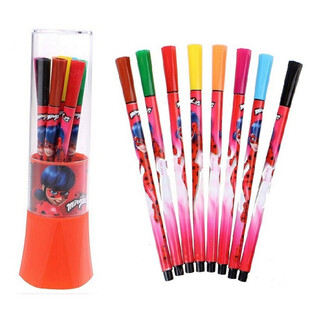 Miraculous Felt-Tip Colouring Pens in Tube 8-piece (24 units)