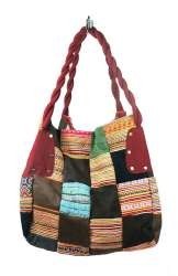 B-Fair Patchwork Bag Large Red (1 pc)