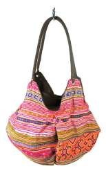 Art.no: 97734D - B-FAIR Pouche Shoulder Bag - Brown/Rainbow/Pink (1 pc)