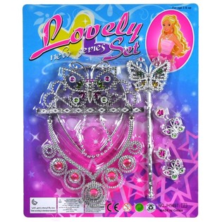 LOVELY PRINCESS ACCESSORY SET ON CARD (6 pcs.)
