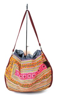 B-FAIR Denim Saddle Bag Red (1 pc.)