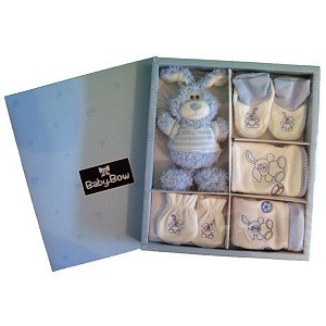 BABY BOW 5-Piece Newborn Gift Set - Boys