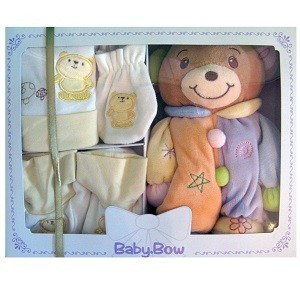 Baby Bow Gift Set - Bear (4-Piece Set)