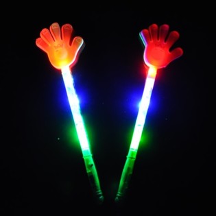 LED Glowing Wand Hand Clapper (12 pcs)